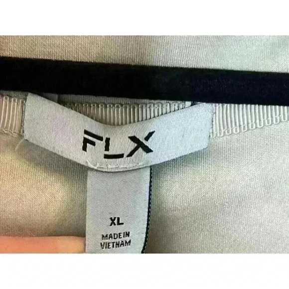 FLX‎ Jacket Womens XL Open Front Zip Pockets Active Stretch Athleisure - Picture 7 of 9
